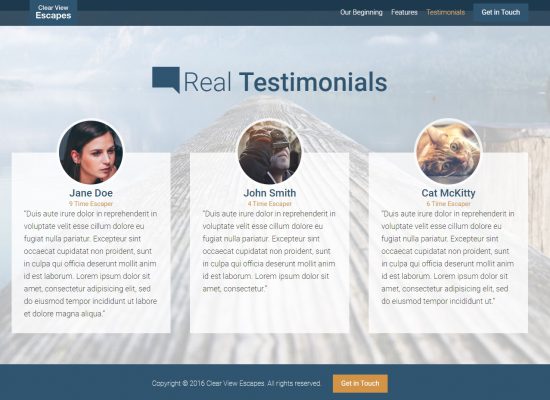 One Page Website - Example how to do it - BlazzDev