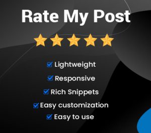 Rate my Post - A free WordPress Rating plugin Rate my Post - A free WordPress Rating plugin