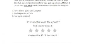 Rate my Post: The rating widget Rate my Post: The rating widget