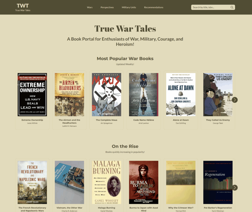 True War Tales True War Tales